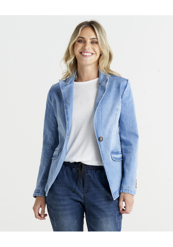 Becki Denim Women's Blazer