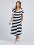 Maeve Midi Dress- Stripe