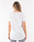 Rib V Neck Tee