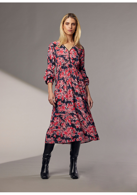 Flame Tree Midi Dress