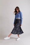 Contrast Waistband Skirt