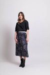 Contrast Waistband Skirt