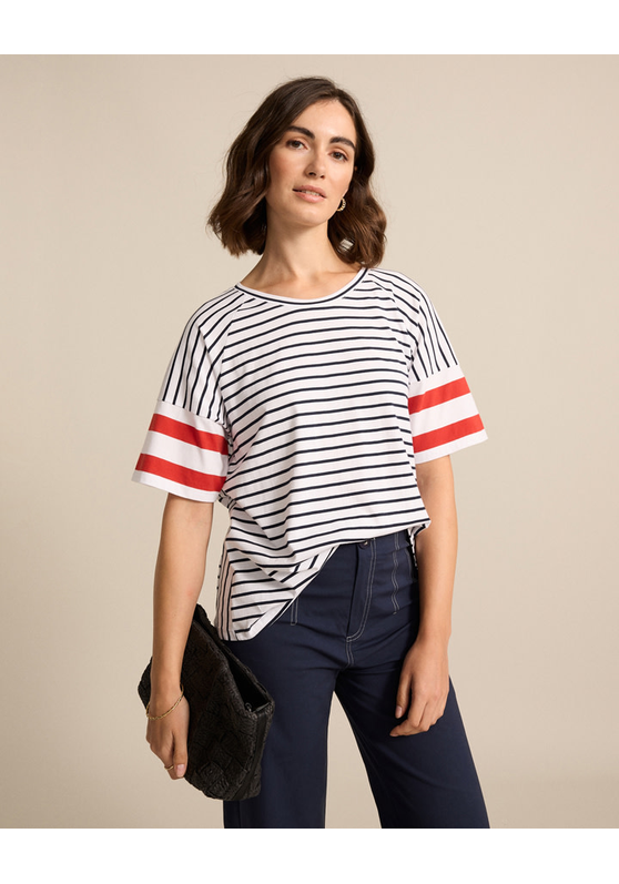 Raglan Stripe Women's Tee