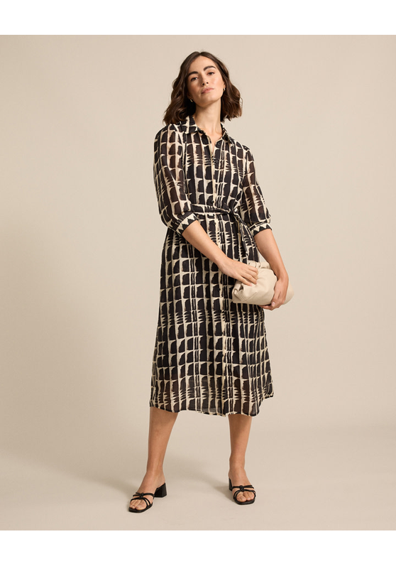 Ikat Shirt Dress