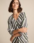 Spliced Stripe Dress