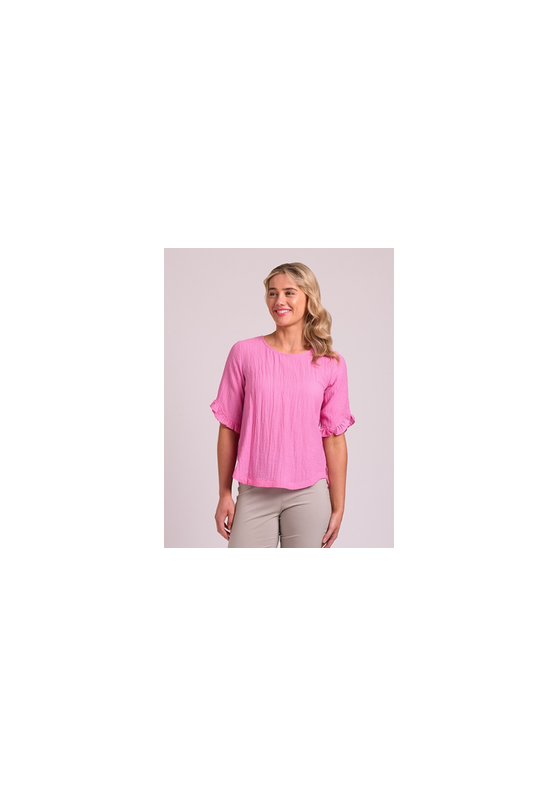 Ruffle Sleeve Women's Top