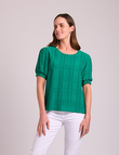 Scoop Hem Volume Slv Top