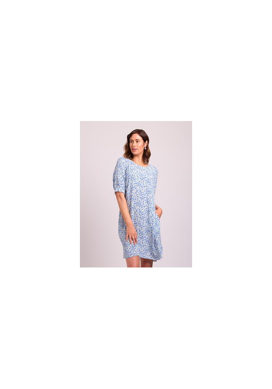 Tuck Sleeve Dress