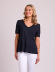 Lace Trim Women's Top