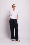 Wide Leg Linen Trousers