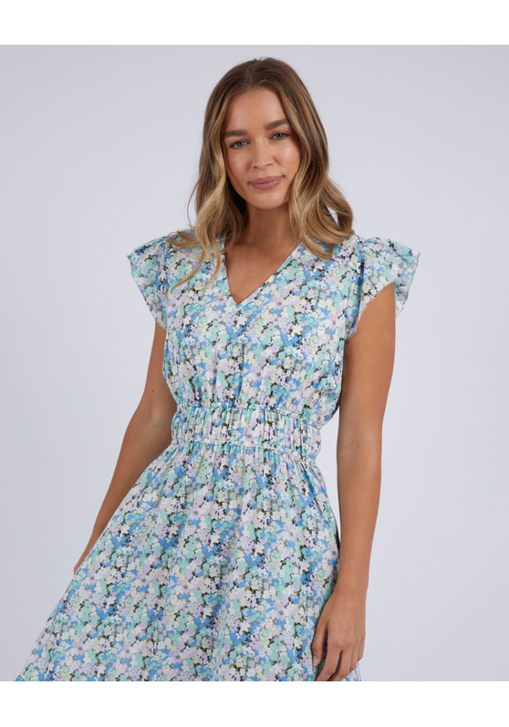 Rosette Floral Dress